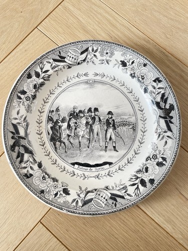 Assiette parlante faïence - assiette,