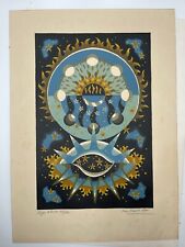 Jean PICART LE DOUX (1902-1982 Corps célestes 82/120 tapisserie Lyon Jean Lurçat