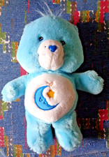 SR3/  PELUCHE BISOUNOURS JEMINI GROSDODO BLEU LUNE ETOILE  2005  28 CM  EXC ETAT