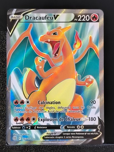 Carte pokémon dracaufeu - carte,