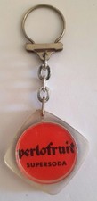 PORTE CLEFS : perlofruit SUPERSODA / BRASSERIE ck.perle STRASBOURG
