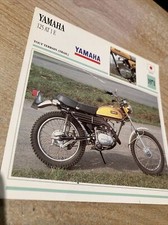 Yamaha 125 AT1 E 1971 dynastart fiche carte moto de collection Atlas Japon