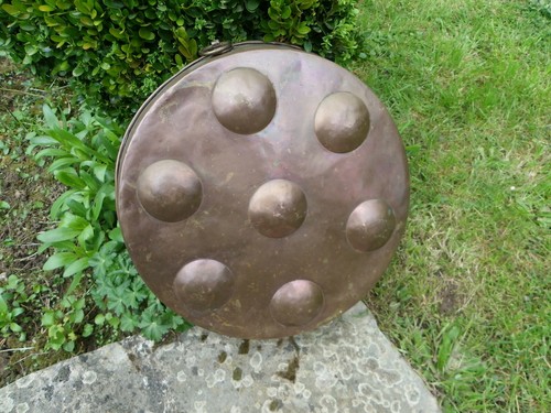 Grand moule ancien cuivre - grand,