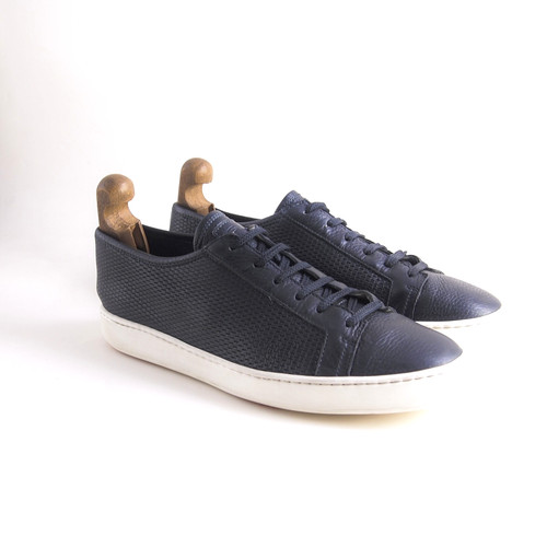 Baskets basses santoni cuir - baskets,