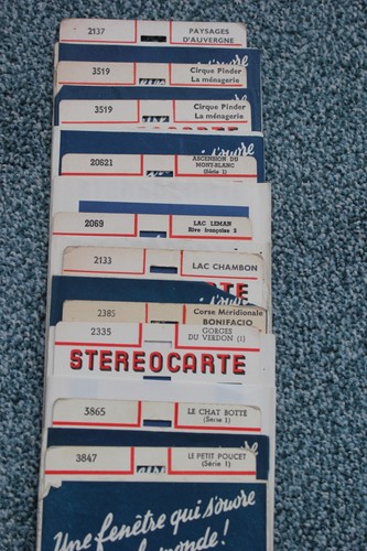 Lot stereocarte - lot, x