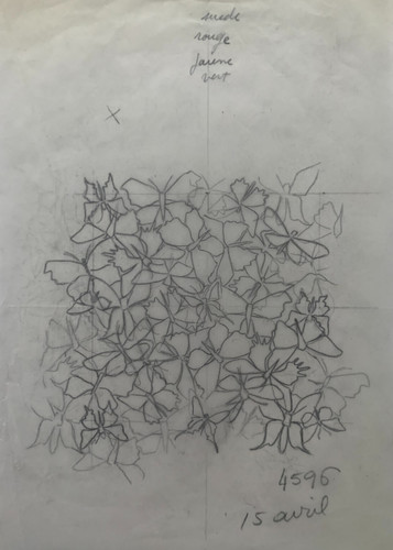 Dessin original motif - motif, de