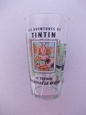 HERGE TINTIN Verre 1994 Rackham sous-marin 12 cm grand modèle bande dessinée TBE