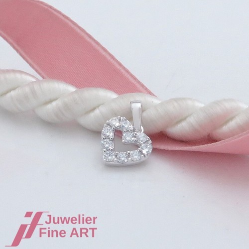 Pendentif cœur brillant avec