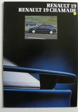 Brochure Renault 19 et CHAMADE