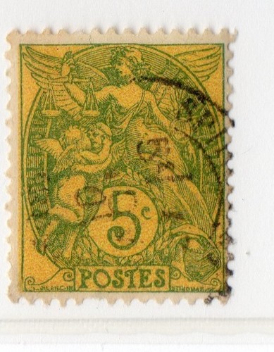 France timbre type - , de