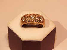 Jolie bague ajourée plaquée