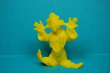 FIGURINE MONOCHROME DUNKIN ROCHE AUX FEES CLOWN GRIMACE JAUNE