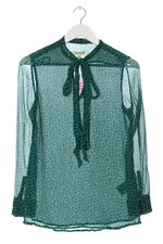 L.K. BENNETT Blouse transparente Dames Blouse T EU 36 vert-noir