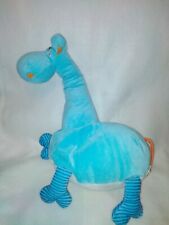 Peluche Doudou Dinosaure IKEA BARNSLIG Giraff Bleu Orange 45 Cm TTBE