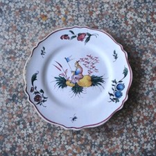Assiette faïence  Malicorne