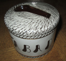 pot à tabac, céramique