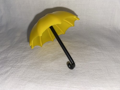 Playmobil parapluie jaune - parapluie,