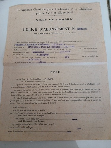Ancienne police abonnement - ancienne,