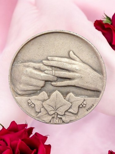 Médaille mariage ville - -,