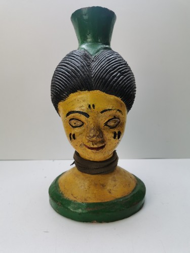 Vase buste femme tribu gouro - buste,