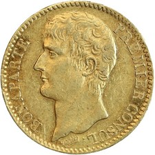 40 Francs Bonaparte 1er Consul