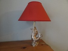 Lampe poisson en bronze massif