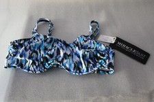 NEUF : Maillot bain MIRACLESUIT Haut seul Bleu Multi F 80G