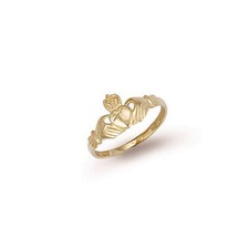Bague bébé enfant or 9 ct
