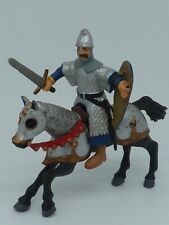 FIGURINE ANCIENNE PVC SCHLEICH PAPO CHEVALIER MOYEN AGE N° C316