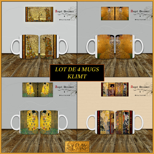 Lot mugs klimt tasses adele - lot, 4