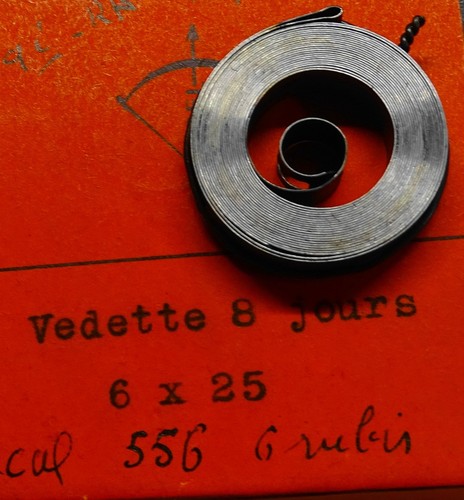 Ressort horloge vedette 8 - 1,
