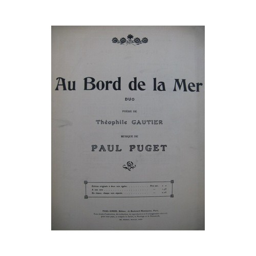 Puget paul bord - paul, au
