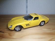 Ferrari 250 GTO 1964 Prova 1/18 Guiloy Jaune - Collection Modèle Réduit Metal