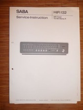 Manuel service saba 100 - ts,