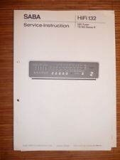 Manuel De Service Saba TS 100