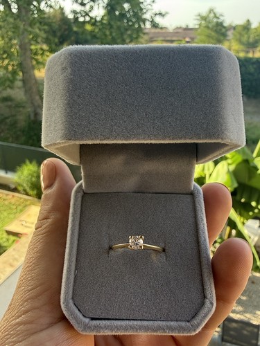 Bague solitaire diamant - bague,