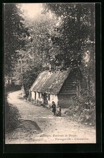 CPA Varengeville, Chaumière 