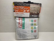 Nappe toile cirée ovale 140 x