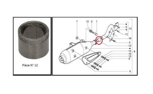 Joint manchon pot - joint,