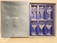 Coffret de 6 Verres Vicomte Cristal d'arques  Jacques Durand Excellent État