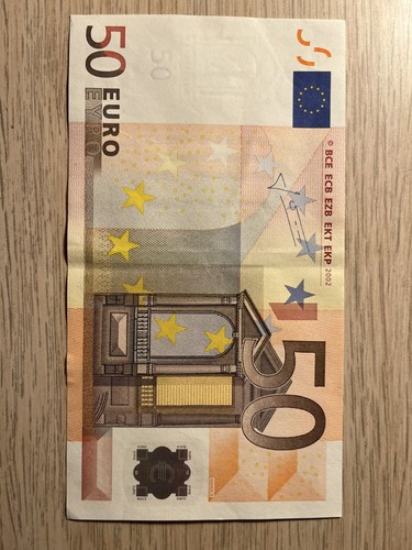 Billet euros 2002 série - euros,