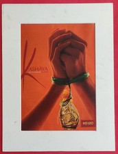 PUBLICITE de PRESSE: Parfum KASHÂYA Pacte d'Amour de KENZO Paris  1994