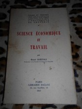 BARTOLI Henri : Science