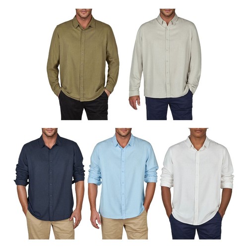 Riverso chemise lin manches - chemise,
