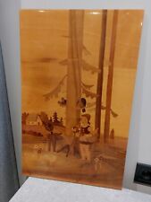 Photo ancienne murale en bois