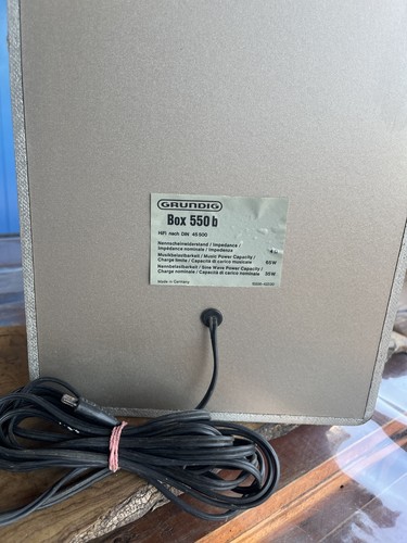 Enceintes grundig hifi box - enceintes,