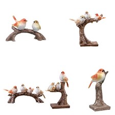 Figurine d'oiseau en résine