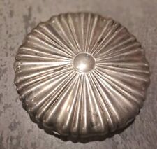 Poudrier Ancien Circulaire, Vintage, Argent?, Poinçon ? 