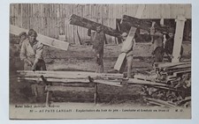 cpa-40-AU PAYS LANDAIS-Exploitation du Bois de Pin - Landaise et Landais 