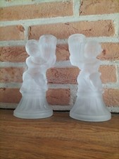 Jolie Paire de bougeoirs en